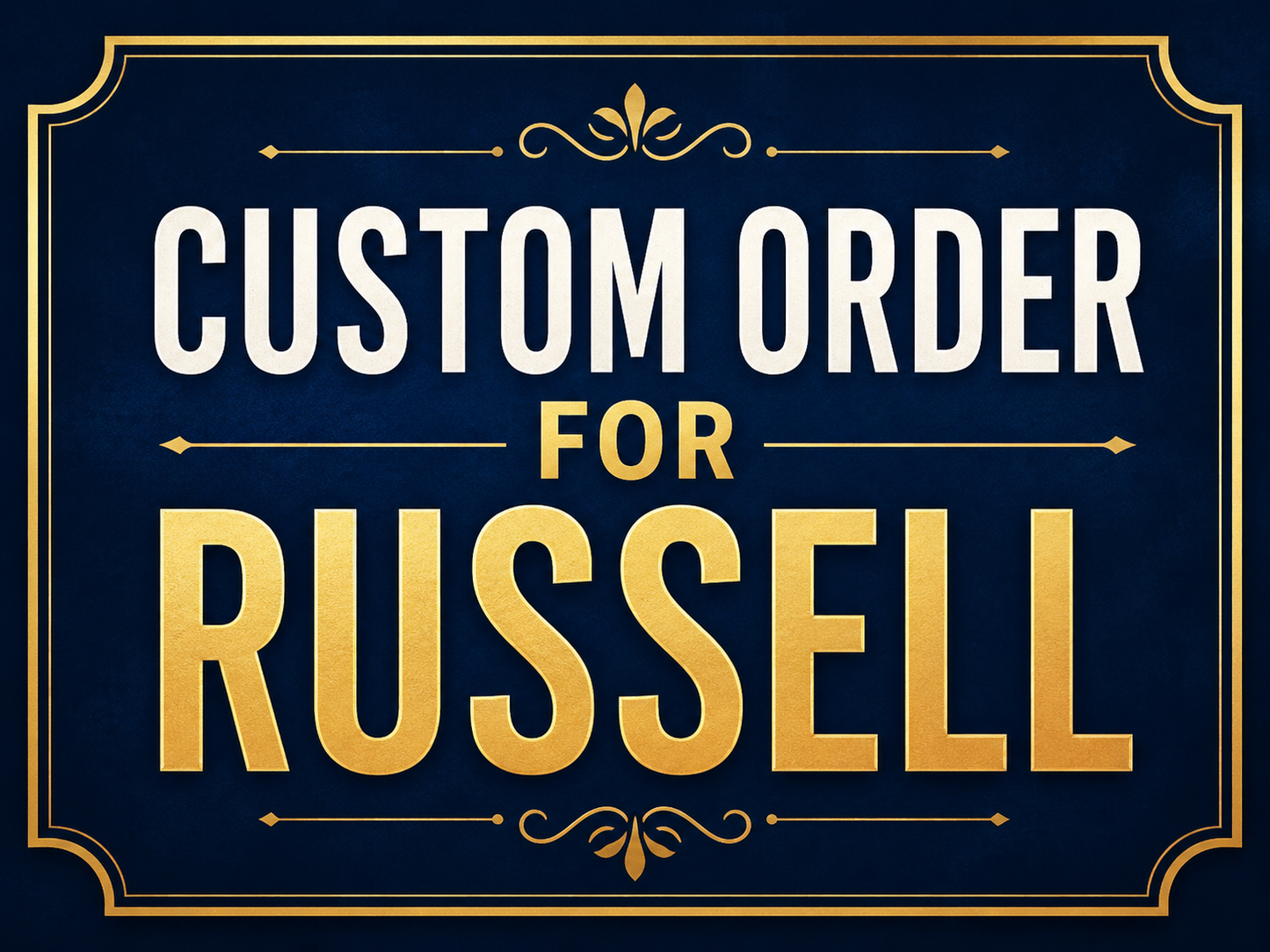 Custom Listing Russell R.