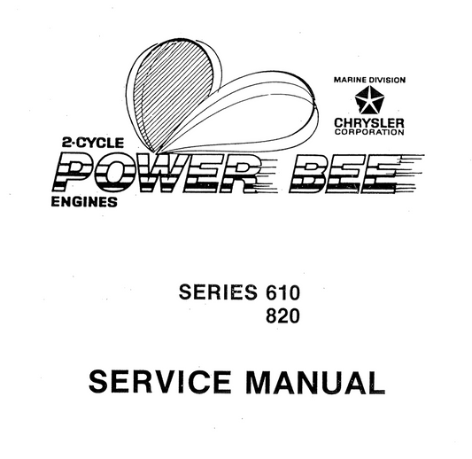 610 & 820 Chrysler Service Manual